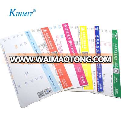 Good Price Custom Boarding Pass Airline Ticket Printing